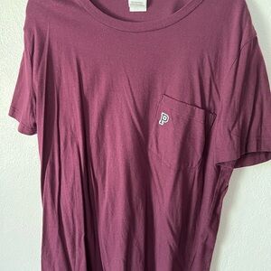 PINK maroon t-shirt